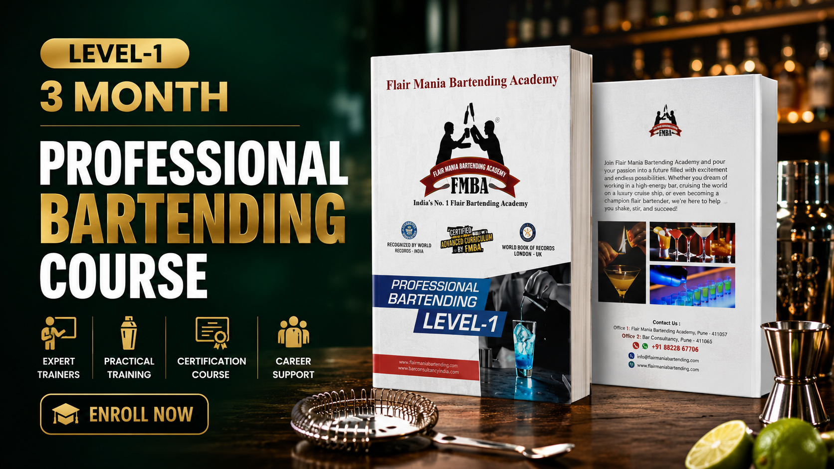 3-Month Bartending LEVEL-1