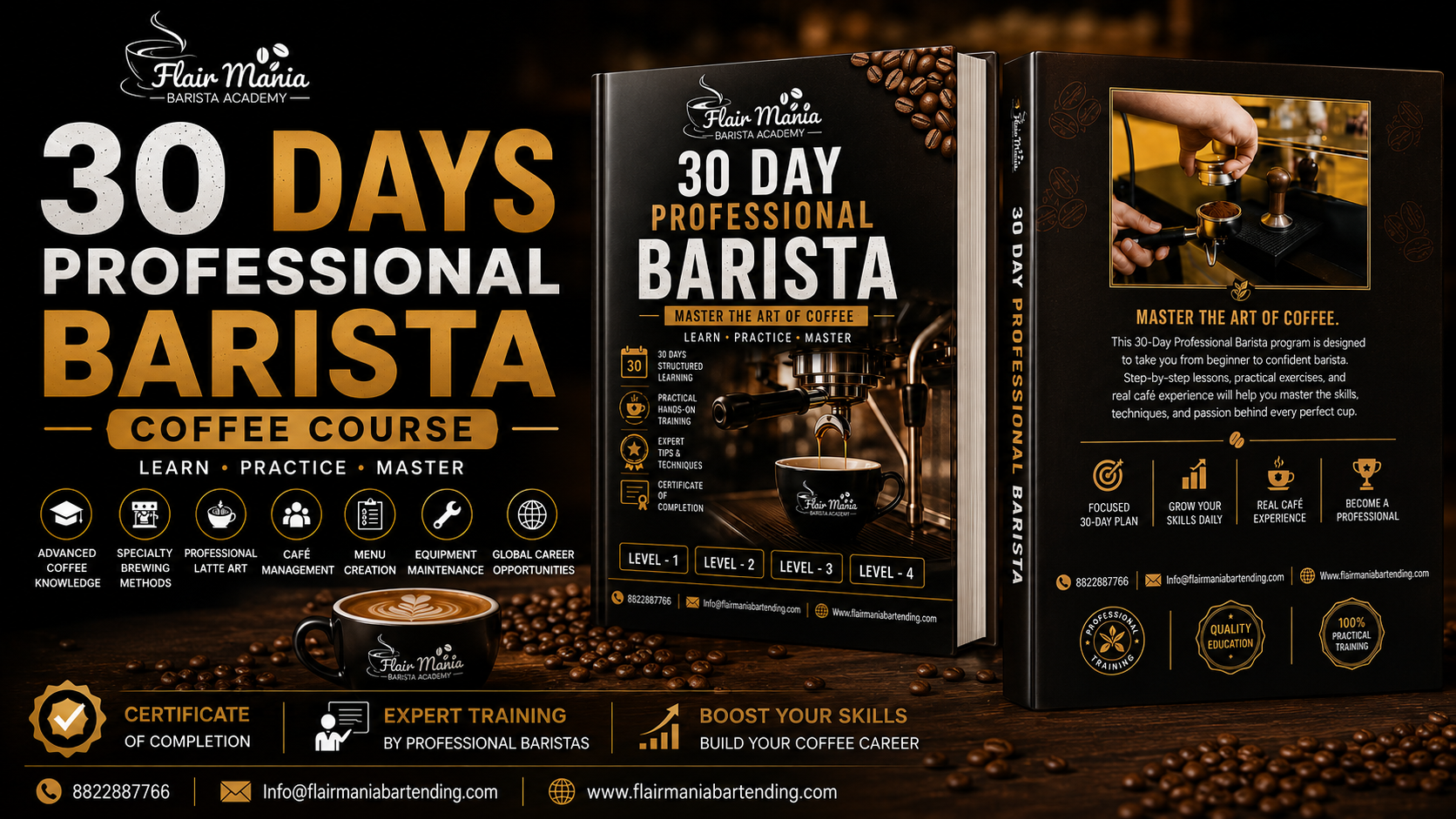 BARISTA (COFFEE) COURSE 30-DAY'S