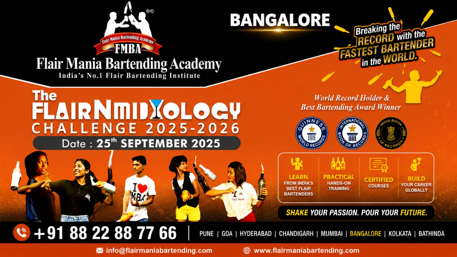 The Flair & Mixology Challenge Semi Final in Bangalore