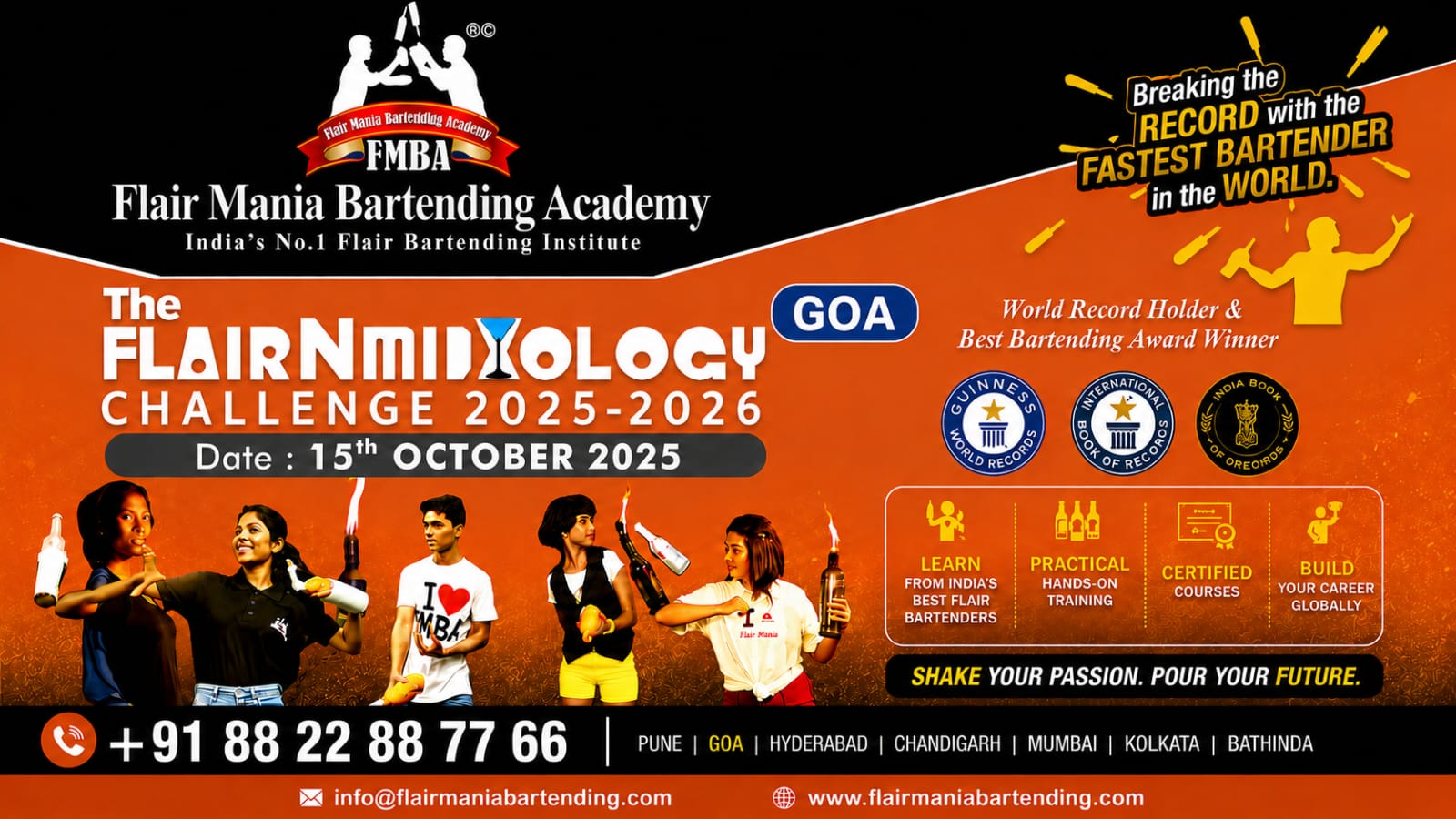 The Flair & Mixology Challenge Semi Final in Goa